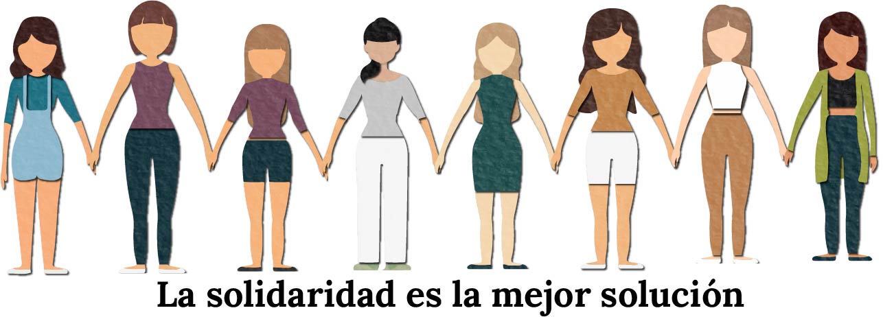 Mujeres tomadas de las manos